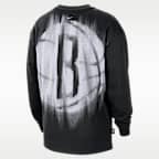 Brooklyn Nets Standard Issue Men's Basketball Long-Sleeve Top