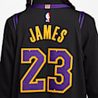 LeBron James Los Angeles Lakers City Edition Men's Nike Dri-FIT ADV NBA Authentic Jersey