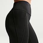 Nike Universa Bike Shorts mit hohem Bund und ohne Frontnaht (Damen, ca. 20,5 cm)