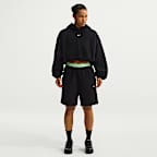 Nike Studio Fleece Medium Weight Women's Oversized Cropped Hoodie