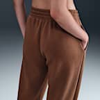 Pants de entrenamiento oversized de tiro alto para mujer Nike Sportswear Phoenix Fleece