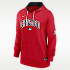 Sudadera con gorro sin cierre Nike Therma de la MLB para mujer Chicago White Sox Authentic Collection City Connect
