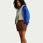Nike Studio Fleece Medium Weight Pantalones cortos de tiro medio - Mujer