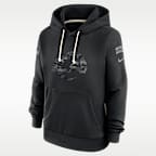 Los Angeles Rams Salute to Service Sideline Women's Nike Dri-FIT NFL Pullover Hoodie