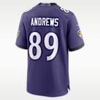 Jersey Nike de la NFL Game para hombre Mark Andrews Baltimore Ravens