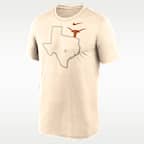 Playera universitaria Nike Dri-FIT para hombre Texas Campus Legend Shadow Logo