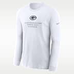 Green Bay Packers Team Issue Men's Nike Dri-FIT NFL Long-Sleeve T-Shirt
