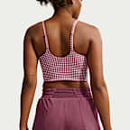 Nike One Pantalón corto de 8 cm con talle medio y diseño 2 en 1 Dri-FIT - Mujer