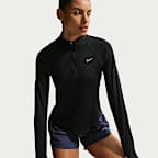Camisola de running com fecho a 1/4 Dri-FIT Nike Tempo para mulher