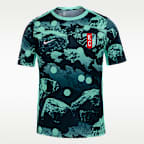 Playera de manga corta Nike de la NWSL para antes del partido para hombre Kansas City Current