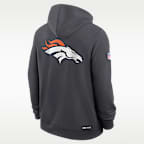 Denver Broncos Utility Player Sideline Men's Nike Dri-FIT NFL Full-Zip Hoodie
