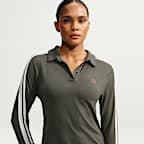 NikeSKIMS Stretch Knit Polo de manga larga - Mujer
