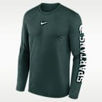Michigan State Primetime Stack Legend Men's Nike Dri-FIT College Long-Sleeve T-Shirt