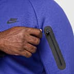 Chamarra Windrunner de tejido Fleece de cierre completo para hombre Nike Tech