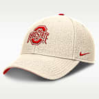Ohio State Primetime Rise Men's Nike Dri-FIT College Trucker Adjustable Hat