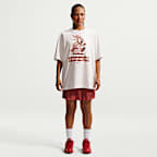 T-shirt folgada Nike Sportswear Classic para mulher