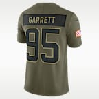 Myles Garrett Cleveland Browns Salute to Service Men's Nike Dri-FIT NFL Limited Jersey