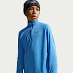 Sudadera de medio cierre Dri-FIT para niños talla grande Nike Miler