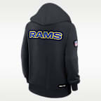 Los Angeles Rams Rivalries Collection Sideline Women's Nike Dri-FIT NFL Pullover Hoodie