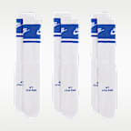 Κάλτσες μεσαίου ύψους Nike Everyday Elevated (τρία ζευγάρια)