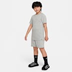 Camisetas interiores de cuello redondo para niños talla grande (paquete de 2) Nike