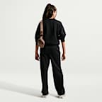 Nike Sportswear Studio Fleece Girls' Open-Hem Trousers