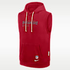 Tampa Bay Buccaneers Sideline Men's Nike Dri-FIT NFL Sleeveless Pullover Hoodie
