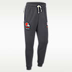 Pants Nike Dri-FIT de la NFL de pierna entallada para hombre Cleveland Browns Sideline Standard Issue