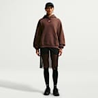 Dámská volná středně silná mikina přes hlavu s kapucí Nike Studio Fleece