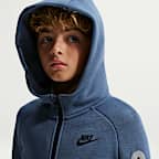 Nike Sportswear Tech Fleece Older Kids' Full-Zip Hoodie with Reflective Design Accents