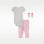 Nike Baby 3-Piece Bodysuit and Waffle Pants Set