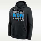 Carolina Panthers 2025 NFC South Champions Trophy Men's Nike NFL Pullover Hoodie