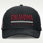 Gorra universitaria marca Jordan Dri-FIT ajustable para hombre Oklahoma Sideline Practice Rise
