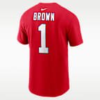 Playera Nike de la NFL para hombre A.J. Brown New England Patriots