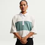 Maglia polo oversize a manica corta Nike Sportswear Heritage – Donna