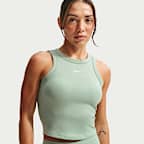 Nike One Fitted Women's Dri-FIT Cropped Tank Top