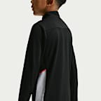 Nike Academy Older Kids' Dri-FIT Long-Sleeve 1/4-Zip Football Drill Top