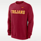 USC Sideline Club Men's Nike College Pullover Crew