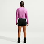 Playera de entrenamiento de cierre completo para mujer Nike Pro Seamless