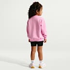 Nike Sportswear Toddler Studio Fleece Oversized Crew