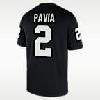 Diego Pavia Vanderbilt Men's Nike Dri-FIT College NIL Game Jersey