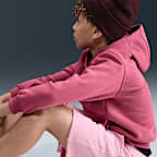 Shorts de French Terry para niños talla grande Nike Sportswear Club Fleece