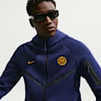 Inter Milan Tech Fleece Windrunner Nike Football hettejakke til herre