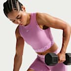 Camiseta de tirantes Dri-FIT cropped para mujer Nike Pro