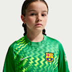 Maglia da calcio replica Nike Dri-FIT FC Barcelona 2026/27 Stadium da ragazzo/a – Goalkeeper