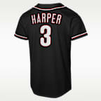 Bryce Harper Philadelphia Phillies Big Kids' Nike MLB Replica Fashion Jersey