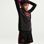 Stickade fotbollsshorts Paris Saint-Germain Strike Nike Dri-FIT för ungdom