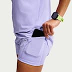 Nike Swift Women's Dri-FIT Mid-Rise 2-in-1 Running Shorts