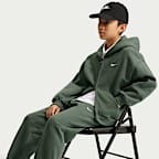 Nike Solo Swoosh Kids' Fleece Cuffed Basketball Pants