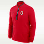 Ohio State Courtside Men's Nike Dri-FIT College Half-Zip Top